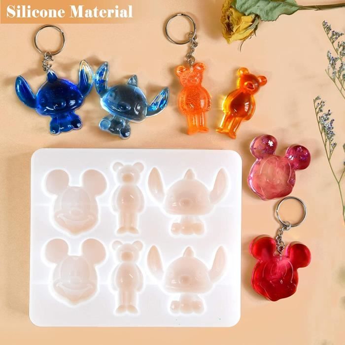 Stampo Per Resina 32 Cavit&agrave; Rotondo - Per Portachiavi E Gioielli Fai Da Te