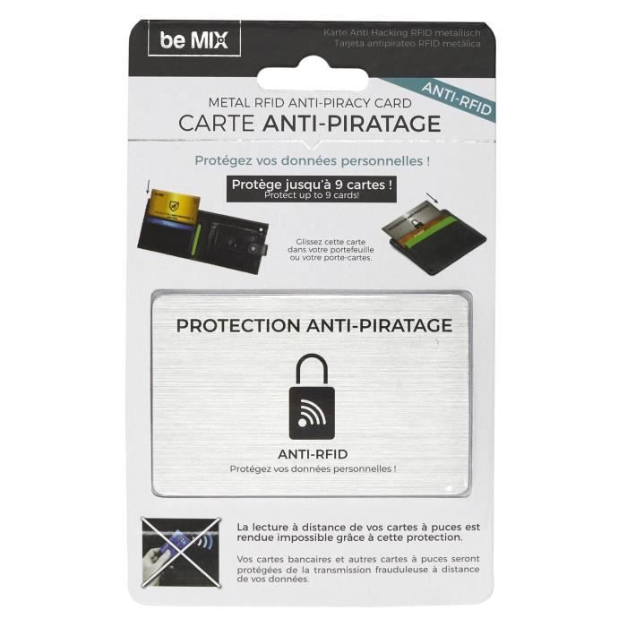 CMP - PROTEGE CARTE ANTI PIRATAGE - anti RFID - Achat & prix