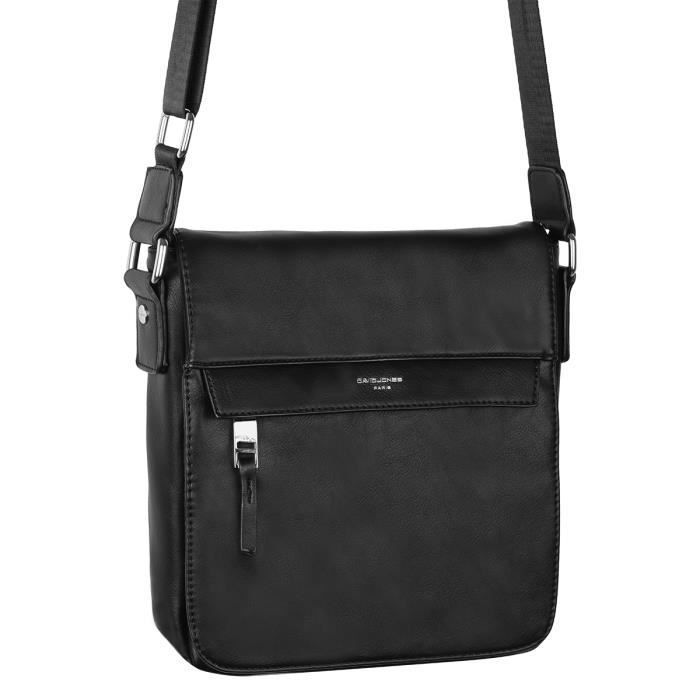 David Jones Grande Sacoche Homme Cuir PU Sac Bandouli re Port