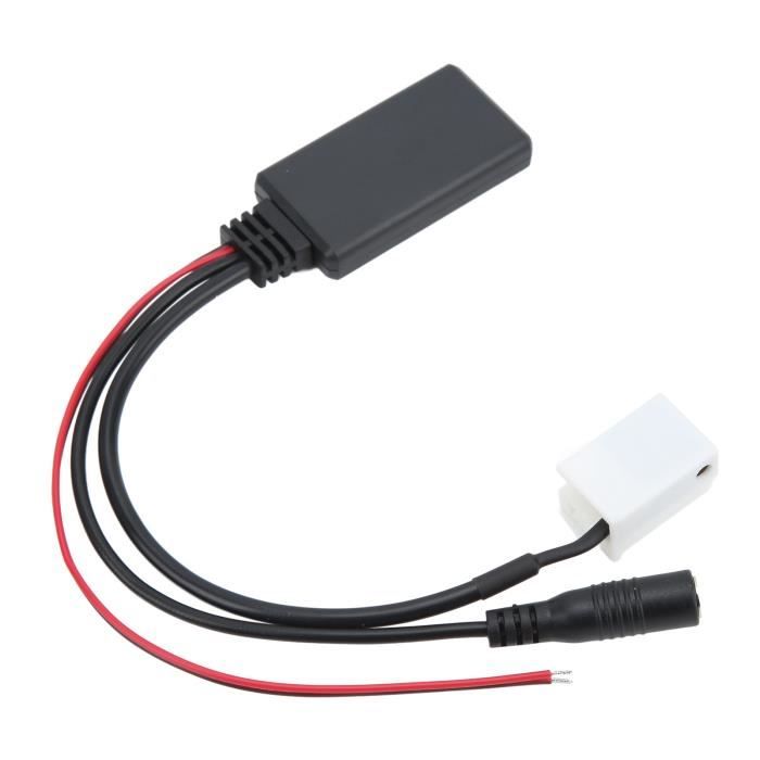 Qiilu câble USB d'adaptateur d'autoradio Câble adaptateur USB d'interface  autoradio avec outils de retrait pour Peugeot 307 - Cdiscount Auto
