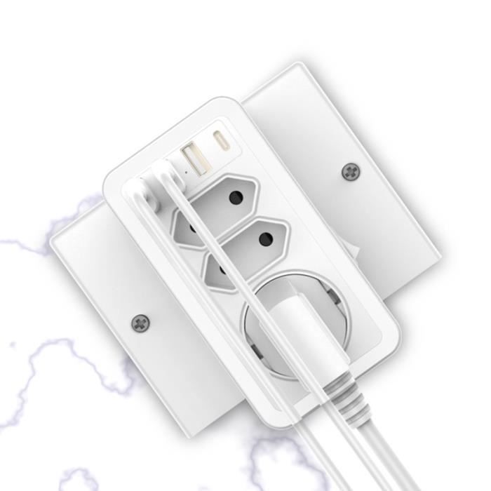 Ultiprise Electrique Avec Interrupteur Individuel, Prise Ultiple