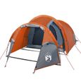 Tente de camping 4 personnes 360x135x105 cm taffetas 185T - SALUTUYA - BD1121-3
