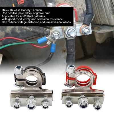Borne De Batterie Rapide 32V 400A – Connecteur Distribution Double Batterie Voiture 4x4 Caravane