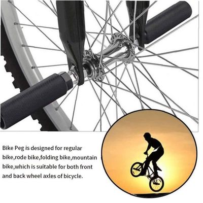 Repose pieds de velo Peg Universal TOPOFLY Noir Accessoires pedales 2PCS Cdiscount Sport