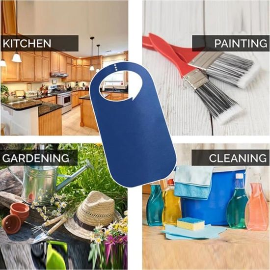 100 Bavoirs Jetables Plastique - Imperméables Antisalissures - Adultes Et Enfants