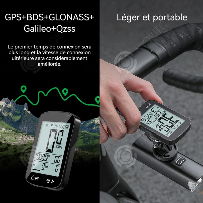 Generic Ordinateur de vélo avec compteur de vitesse et Generic Ordinateur de vélo avec compteur de vitesse et