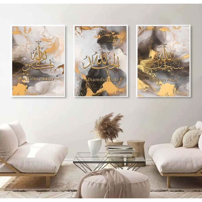 Set De 3 Tableaux Muraux Boho - Toile 30x40cm - Déco Salon Et Chambre - Style Nature Et Ferme