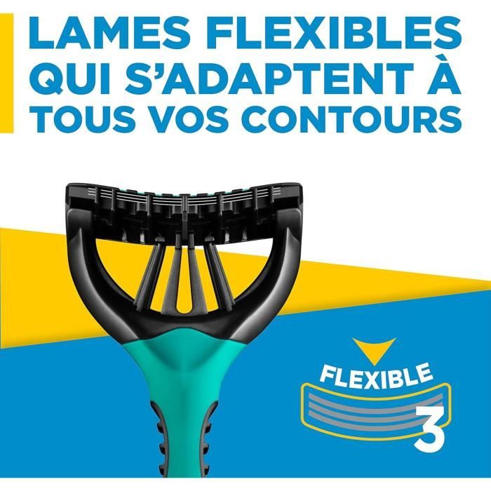 Recharges Lames WILKINSON Sword XTREME3 – Pack De 4 Lames – Rasage Visage Homme