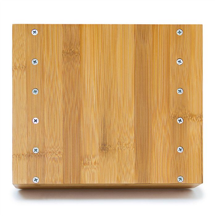 Relaxdays Organiseur de bureau, bambou, 6 compartiments, porte-stylos, rangement, organisation Relaxdays Organiseur de bureau, bambou, 6 compartiments, porte-stylos, rangement, organisation