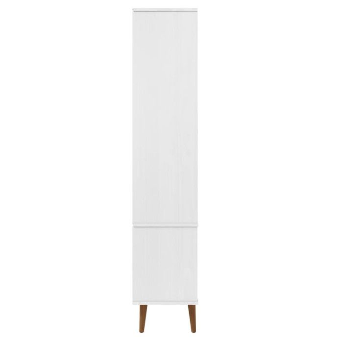 Vitrine ALTA VidaXL Blanc Bois Pin Massif 77x35x186,5 Cm (réf 353950)