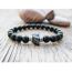 Bracelet tourmaline noire homme Outlet