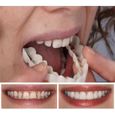 1 Paire Prothèses Cosmétiques de Facettes Dents Temporaires Haut et Bas Faux Dents Temporaires Prothèses Cosmétiques 98666-0