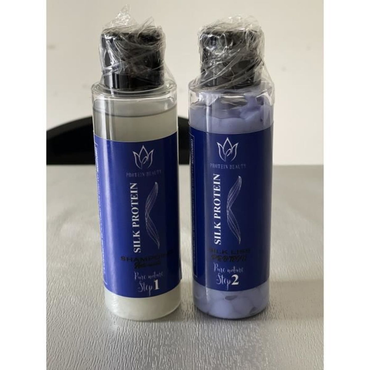 Lissage A La Proteine De Soie Lissage brésilien à la proteine de soie SILK PROTEIN 0% formol 2*100 ml -  Cdiscount Au quotidien