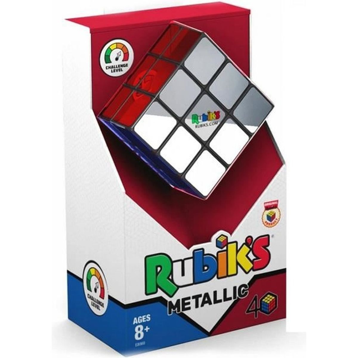 Casse-tête Rubik's Cube Premium 3x3 Métallique Version Orginal 