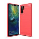 APRILLY Pour Huawei P30 Pro Coque - Souple Silicone Antichoc Léger Protection Coque Huawei P30 Pro -Rouge