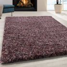 TAPISWORLD Teppium Tapis de salon chiné pink 200x290 cm tapis shaggy à poils longs tapis moelleux