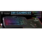 BERSERKER GAMING PACK GAMING 3 en 1 CLAVIER-SOURIS-TAPIS RGB BACKLIGHTS THOR
