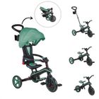 Tricycle évolutif EXPLORER 4 EN 1 PLIABLE - GLOBBER - Olive - Draisienne - de 10 mois à 5 ans - Montage sans outils