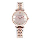 Montre à quartz pour Femme - RMEGA - Cadeau de Saint Valentin - Noël - Or Rose - Acier