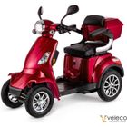 Scooter Électrique 4 Roues 1000W Senior/Pour Handicapés VELECO FASTER ROUGE