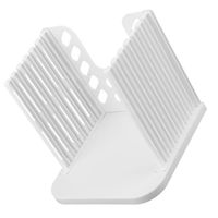 Trancheuse à pain pliable FDIT - Coupe-pâtisserie durable pour une découpe uniforme - Blanc