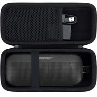 Dur Étui de Voyage Rigide Housse Cas pour Bose SoundLink Flex Bluetooth Speaker(Noir)(boîte Seule,Case Only)