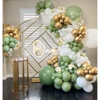 MTEVOTX  Arche de ballons, Kit de Guirlande de Ballon,pour Anniversaire Mariage Fond fête  ,Décorations de Noël(Vert) - 137 pcs