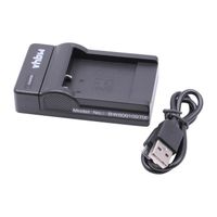vhbw Chargeur USB de batterie compatible avec Sony Cybershot DSC-W310, DSC-W320, DSC-W330, DSC-W350 batterie appareil photo digital,