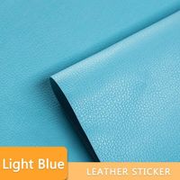 Papier peint,Light Blue-50CM x 137CM--Patch De Réparation Auto-adhésif En Cuir Pu, Pour Sièges De Voiture, Papier Peint Imperméable