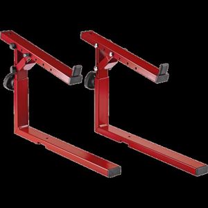 PIED - STAND K&M 18811R - Support de second clavier rouge