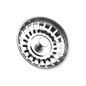 GOTOSEEU 2 filtres/bouchons d'évier inox 79 mm avec joint caoutchouc – pack de 2 - Maison