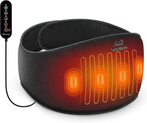 Ceinture De Massage Abdominal électrique Portable - Appareil De Relaxation Pour Ventre Et Taille, Design Compact Et Réutilisable