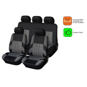  Housses de siège sport Recaro YS01 pour Volkswagen Golf 4,  rouge et noir