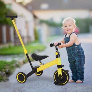 Tricycle Tricycle pour enfant pliable 3 en 1 avec pédales a