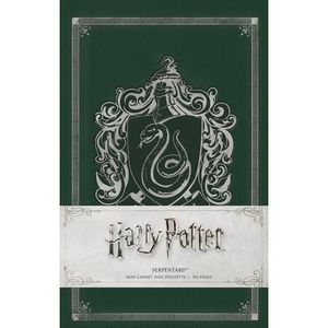 LIVRE LOISIRS CRÉATIFS Harry Potter Serpentard. Mini-carnet avec pochette