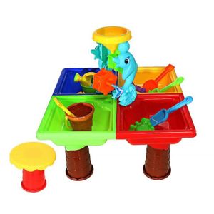 LanLan 1 Set Enfants Plage Table Sable Jouer Jouets Ensemble B/éb/é Eau Sable Dragage Outils Couleur Al/éatoire