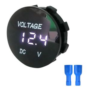 Voiture Moto DC12V-24V panneau DEL numérique voltmètre affichage voltmètre XCVIII