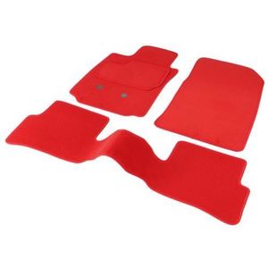 FIAT Clips - Anthracite Feutre sâguilletè 4tlg à partir de 2008 Voiture Tapis de sol Fiat Qubo 225