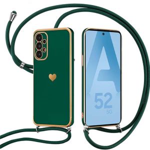 Coque pour Samsung Galaxy S24 Ultra, Vert Nuit Motif Cœur + 2 Verres  Trempés Anti-Rayures - Cdiscount Téléphonie