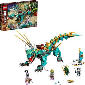 ASSEMBLAGE CONSTRUCTION LEGO 71746 Ninjago Le Dragon de la Jungle, Jouet d