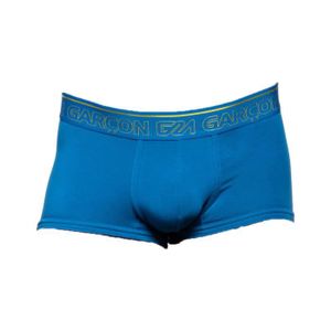 BOXER - SHORTY Garçon - Sous-vêtement Hommes - Boxers Homme - Bamboo Trunk Blue - Bleu