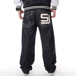 JEANS Homme Jeans Baggy Hip Hop Designer Brand Pantalon 