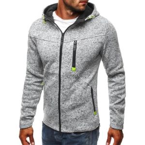 Sweat zippé store homme sans capuche