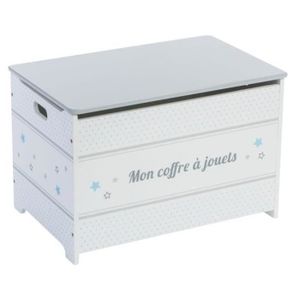 Coffre A Jouet Bois Blanc Achat Vente Pas Cher