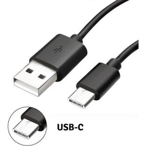 CÂBLE TÉLÉPHONE [Compatible Sony Xperia X COMPACT-XA1-XA2-ULTRA] Cable Type USB-C Chargeur Noir Port Micro USB 1 Metre [Phonillico®]