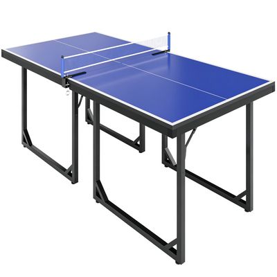Table De Ping-pong VEVOR Pliable - 274x152 Cm - Bleue - Avec Filet - Neuf