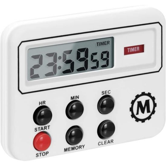 Chronomètre Magnétique Minuteur Numérique Cuisine - Chronomètre