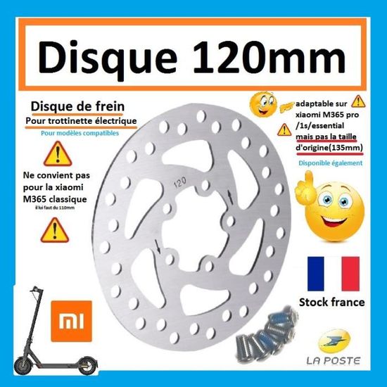 Disque De Frein 135mm Pour Trottinette Xiaomi M365 Pro, Pro 2 Et 1S