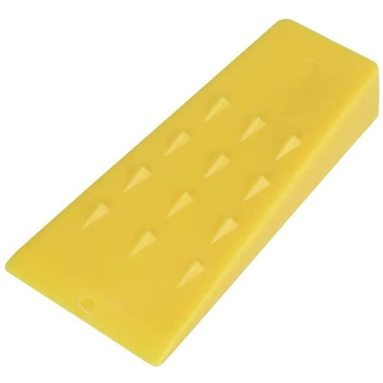 6 Cales D'Abattage Foppla 15,2cm - Pour Tronçonneuse, Abattage D'Arbres Contrôlé, Plastique Jaune