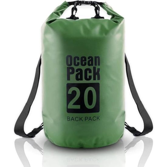 Sac Étanche JSRHEEM Dry Bag 10L 20L 30L - Sangle Réglable Pour Sports Aquatiques